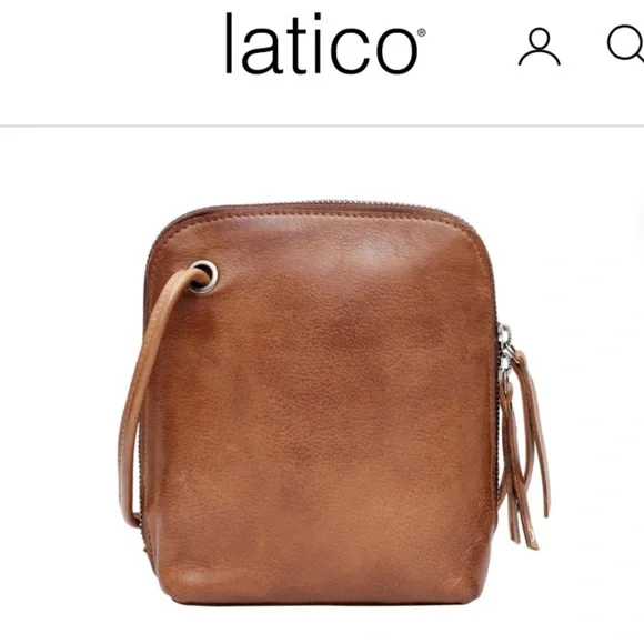 Latico Marge Saddle Crossbody Bag with X Stitch Detail, New in bag (not tagged) - Picture 10 of 13